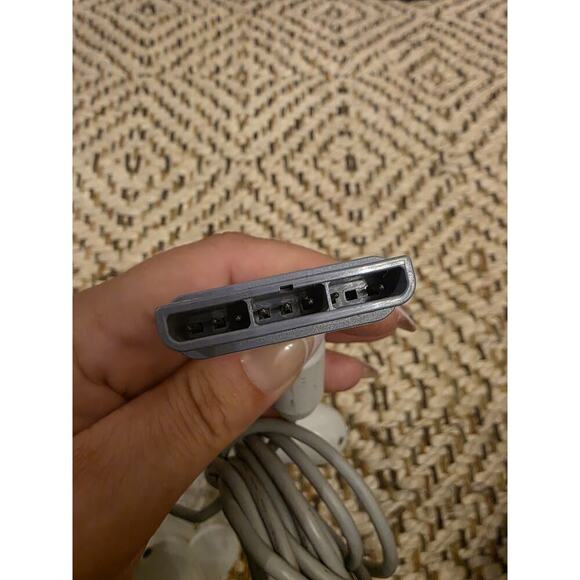 Sony PlayStation 1 PS1 DualShock Analog Gray OEM Controller SCPH-1200 Tested - Picture 15 of 16